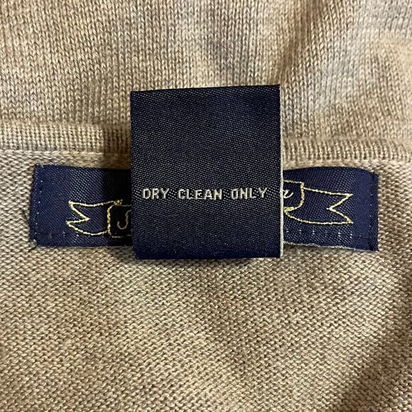 Spring & Clifton Women’s Tiered Ruffle Sleeve Sweater Dress Cashmere Silk Luxury - Picture 4 of 6